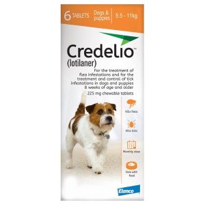 Credelio Anti pulgas Garrapatas Perros  5.5kg -11Kg x1
